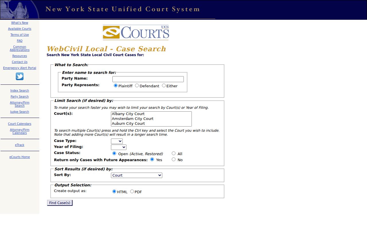 Poughkeepsie resident lookup WebCivil Local case-search controls